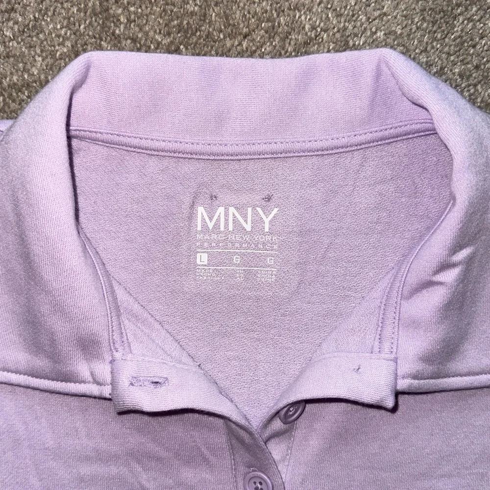 NWOT Marc New York Performance Polo Collared Lilac Dress, Size Large. - Picture 7 of 9